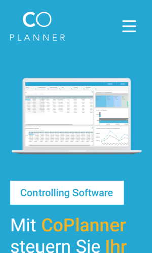 Mobilversion „CoPlanner - Controlling Software” von numero2