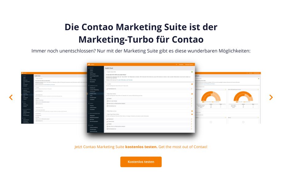 Contao Marketing Suite - Contao Onlinemarketing von numero2